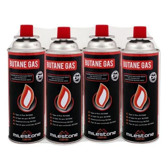 Cartouche portative faite sur commande de gaz de butane de 220g 227g pour la combustion de poêle