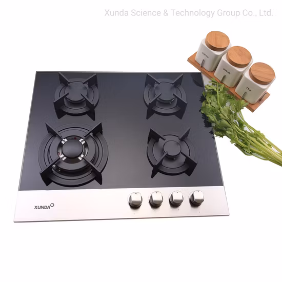 4 brûleurs Lotus Flame Style européen intégré cuisinière à gaz cuisine cuisinière à gaz